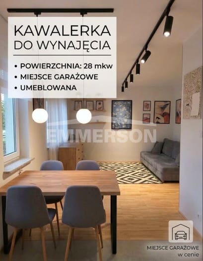 Mieszkanie 1-pokojowe do wynajęcia, Warszawa – Rodziny Połanieckich