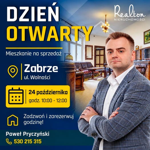 Mieszkanie 4-pokojowe na sprzedaż, Zabrze