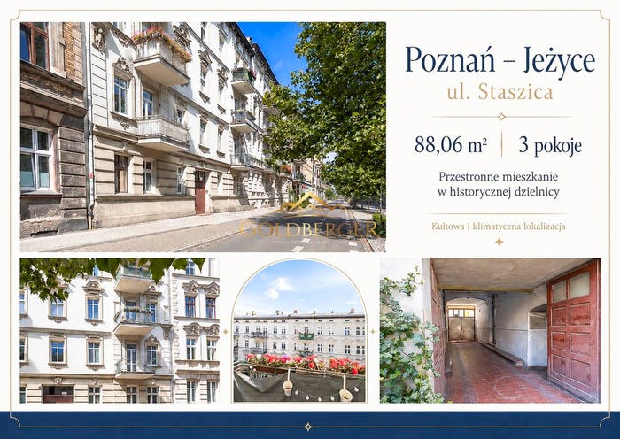 Mieszkanie 3-pokojowe na sprzedaż, Poznań