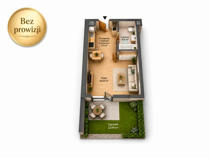 Mieszkanie 1-pokojowe na sprzedaż, Warszawa