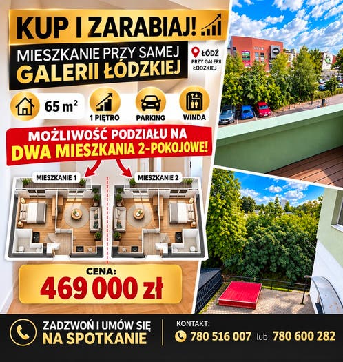 Mieszkanie 4-pokojowe na sprzedaż, Łódź – Henryka Sienkiewicza