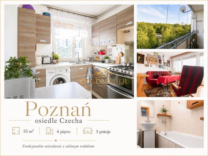 Mieszkanie 3-pokojowe na sprzedaż, Poznań