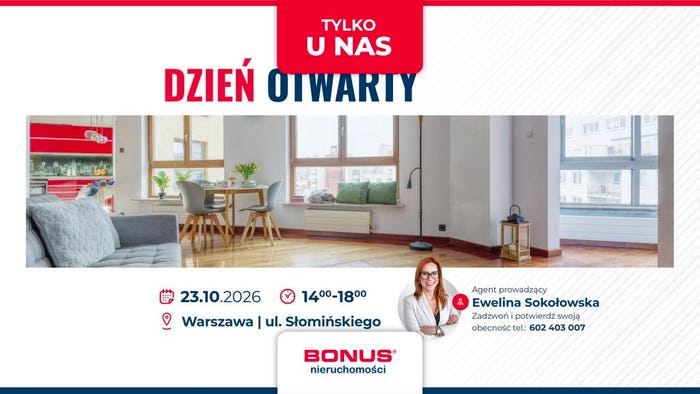 Mieszkanie 4-pokojowe na sprzedaż, Warszawa – Zygmunta Słomińskiego