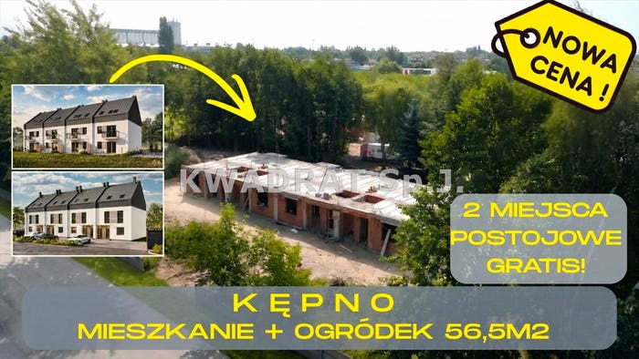 Mieszkanie 3-pokojowe na sprzedaż, Kępno