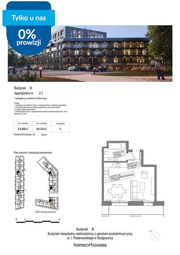 Mieszkanie 1-pokojowe na sprzedaż, Bydgoszcz