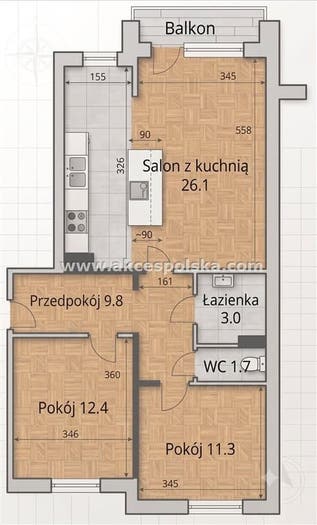 Mieszkanie 3-pokojowe na sprzedaż, Warszawa – Jana Blatona