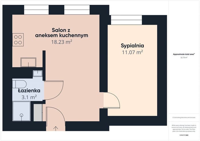 Mieszkanie 2-pokojowe do wynajęcia, Katowice – Zofii Nałkowskiej /