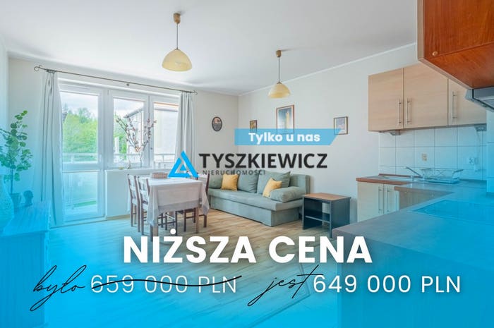 Mieszkanie 2-pokojowe na sprzedaż, Gdańsk – Ujeścisko