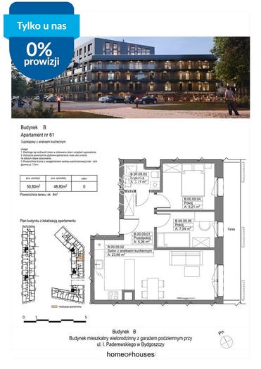 Mieszkanie 3-pokojowe na sprzedaż, Bydgoszcz
